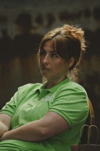 Théa of Forage Technology listening at an event.