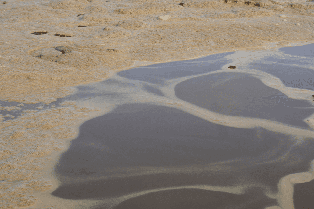 Slurry after consistent Maneuver Lagoon treatment