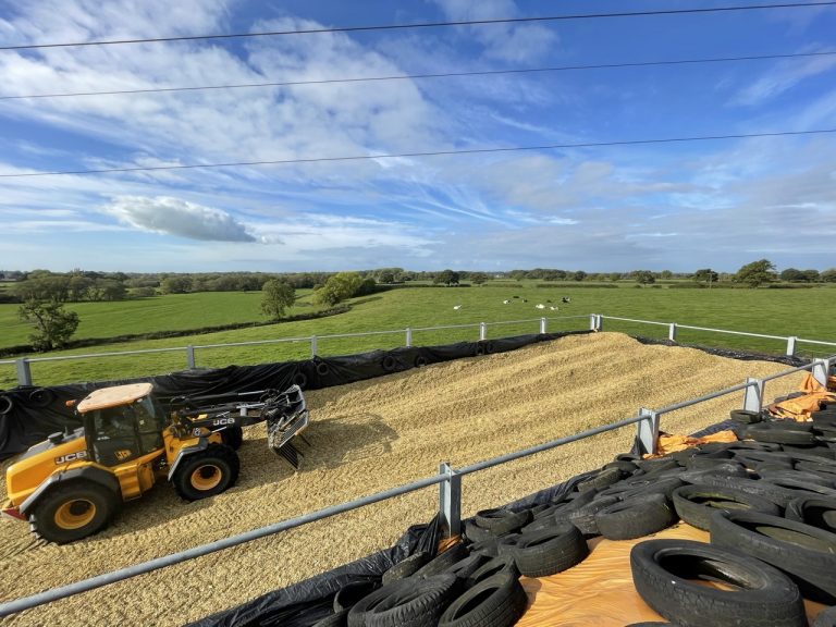 Rolling the maize silage clamp - management
